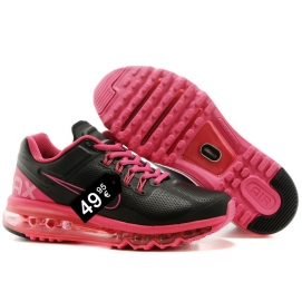 NK Air max 2014 Leather Black and Pink