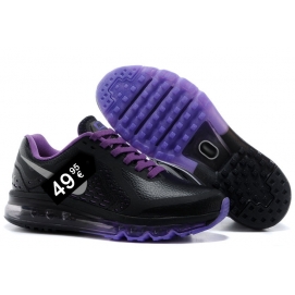 NK Air max 2014 Leather Black and Purple