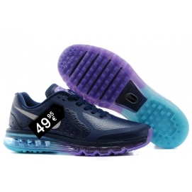 NK Airmx Flyknit Navy, Sky Blue and Violet