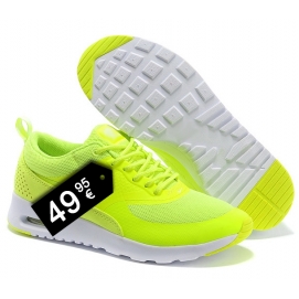 NK Airmx Thea Fluorescent Yellow and White