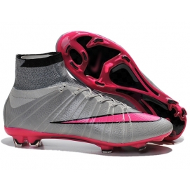 NK Mercurial Superfly FG Grey and Pink