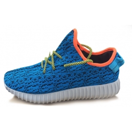 AD Yeezy 350 Boost Blue and White