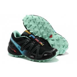 Salmon Speed Cross 3 Black and Turquoise
