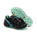 Salmon Speed Cross 3 Black and Turquoise