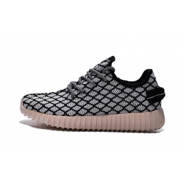 AD Yeezy 350 Boost Black and White (Rhombus)