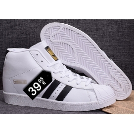 AD Superstar White and Black (High)