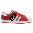Zapatillas AD Superstar Rojo y Blanco