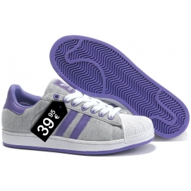 AD Superstar  Grey and Purple