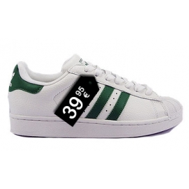 AD Superstar White and Green