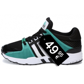 AD EQT Support 93 Black and Turquoise