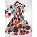 Summer-Autumn Bohemian Print Dress