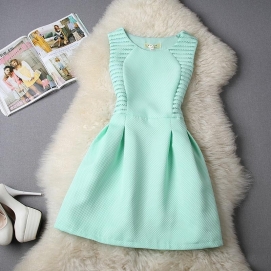 Lace Dress Aqua