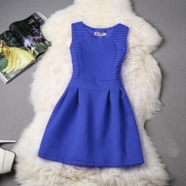 Lace Dress Blue