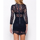Lace Dress Black