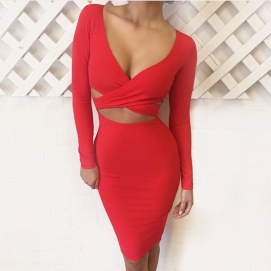 Wrap Dress Red