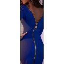 Zip Dress Blue