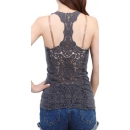 Lace Back Top - 