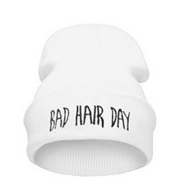 Gorro Bad Hair Day - Blanco
