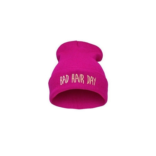 Bad Hair Day Beanie - Pink