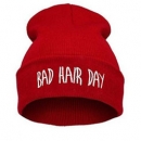 Bad Hair Day Beanie - Red