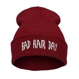Bad Hair Day Beanie - Garnet