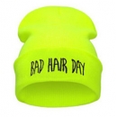 Bad Hair Day Beanie - Fluorescent Yellow