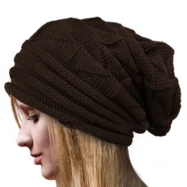 Brown Knitted Beanie