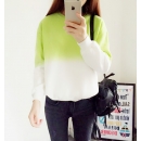 Sweatshirt Gradient White-Green