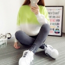 Sweatshirt Gradient White-Green