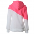 Pink and White Hoodie