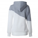 Grey and White Hoodie