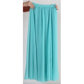 Long Turquoise Skirt