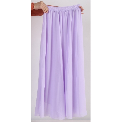 Long Lilac Skirt