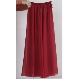 Long Garnet Skirt