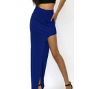 Asymmetric Blue Skirt