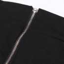 Black Zip Skirt
