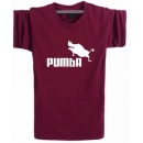 Burgundy Pumba T-Shirt