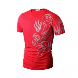 Red Tribal Tattoo T-Shirt