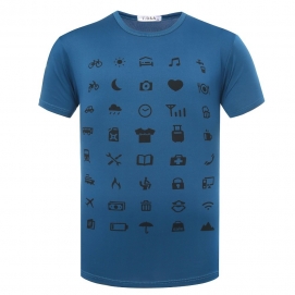 Camiseta Apps Azul