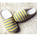 Yellow Striped Slippers