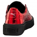 Zapatillas PMA Basket Platform Metallic Rojo