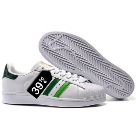 AD Superstar White and Green (Shades)