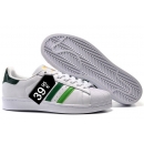 Zapatillas AD Superstar Blanco y Verde (Tonos)