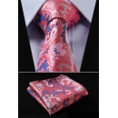 Pack Printed Tie + Tissue