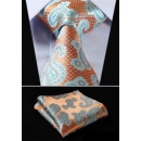 Pack Printed Tie + Tissue