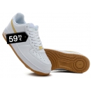 NK Air Force 1 White and Gold (Low)