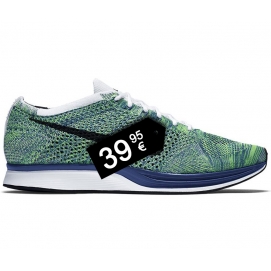 NK Flyknit Racer Blue and Green