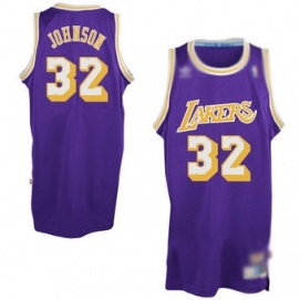 Camiseta Los Angeles Lakers Johnson 2ª Equipación