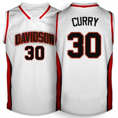 Camiseta Davidson Wildcats Curry