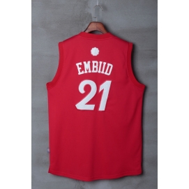 Camiseta Navidad 2016 Philadelphia 76ers Embiid